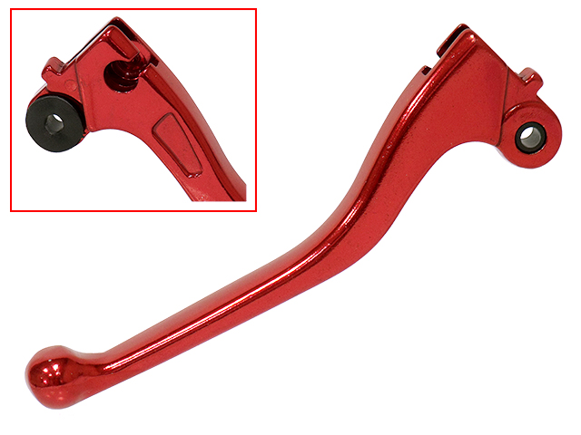 Tec-X Kytkinvipu, Punainen, Derbi Senda R 00-02 / Yamaha DT 50 R,SM,X 02- - Vivut ja kahvat - 307-1001-2 - 3