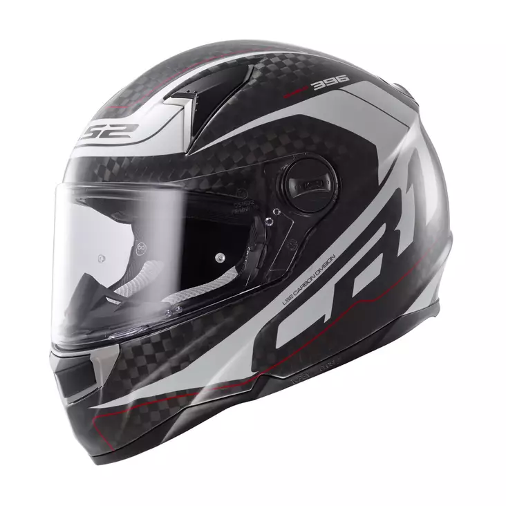 LS2 kypärä FF396 CR1 DIABLO valkoinen carbon M - Umpikypärät - 636-5003-2 - 1