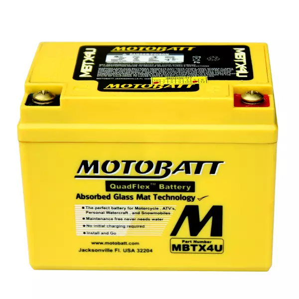 Motobatt akku, MBTX4U - Akut - 14-502 - 1