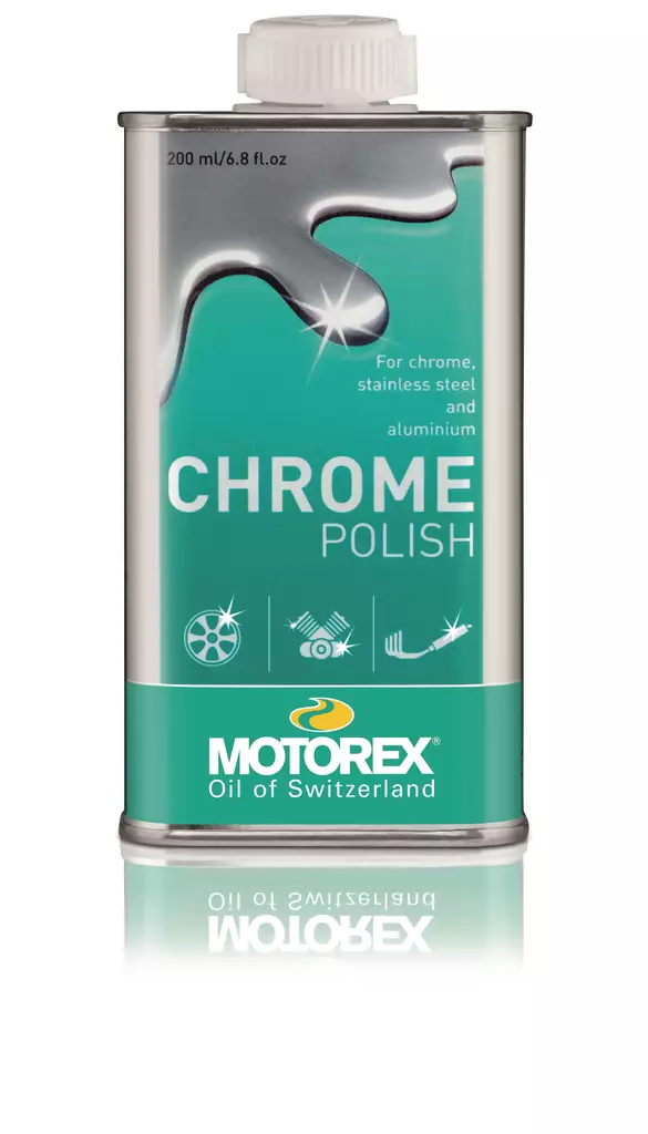 Motorex Chrome Polish 200 ml (6) - Hoitoaineet ajoneuvoille - 552-397-0002 - 1
