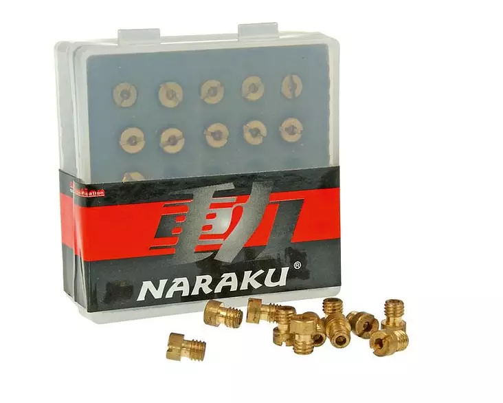 Naraku Suutinlajitelma, 5mm, #80 - #100 (11 kpl), Yhteensopiva: Dellorto - Tekniikka - 302-0312 - 1
