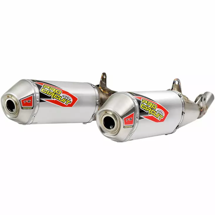 Pro Circuit T-6 Stainless Dual Slip-On - Pakoputket 4-T - 0111945A2 - 1