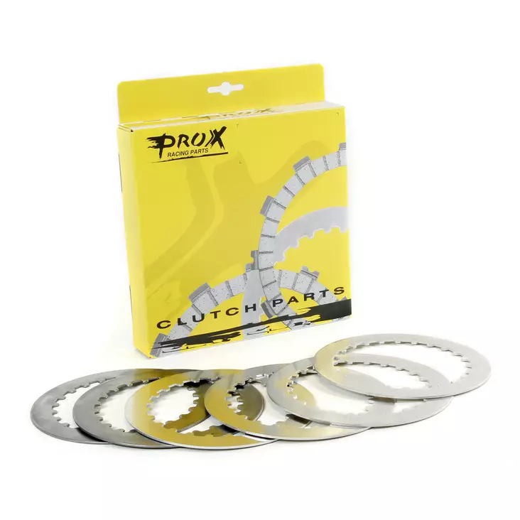 ProX Alloy/Steel Plate Set KTM125/144/150/200SX-EXC '98-18 - Kytkin - 400-16-S52002 - 1