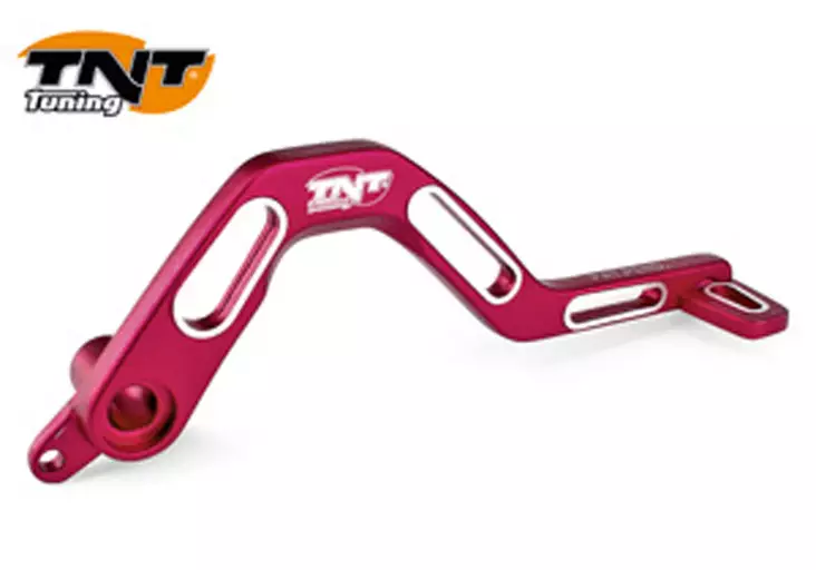 TNT Jarrupoljin, Punainen, Aprilia RX,SX 06- / Derbi Senda 00- / Gilera RCR,SMT - Polkimet ja jalkatapit - 306-4906-2 - 1