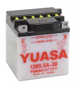 Yuasa akku, 12N5.5A-3B (cp) - Akut - 14-052 - 1