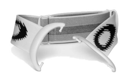 Oakley Airbrake MX / Crowbar strap kit white speed - Ajolasit - 671-2053 - 1