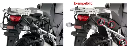 Givi Rapid release tubular side-case holder for MONOKEY® cases BMW - Telineet - 322-PLR5103 - 2