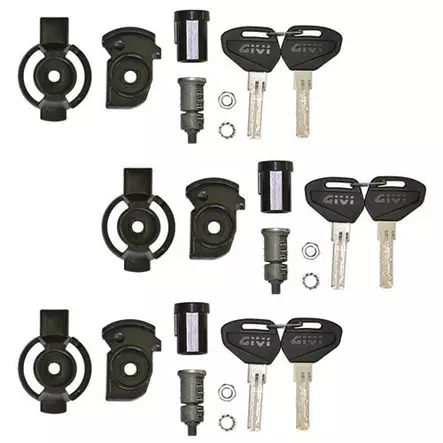 Givi Security lock lukkosarja sis. 3 lukkopesää + 6 avainta - Lukot ja hälyttimet - 322-SL103 - 2