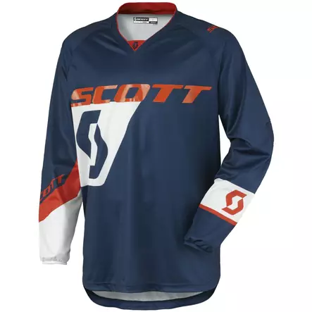 Scott Ajopaita 350 Dirt sininen/oranssi L - Paidat - 621-6000-3 - 1