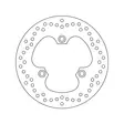 Brembo Serie Oro jarrulevy - Jarrulevyt - 232-68B40743 - 1