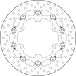 Brembo Serie Oro jarrulevy kelluva - Jarrulevyt - 232-78B40843 - 1