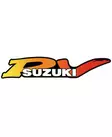 Tec-X Tarrasarja, Valkoinen/Oranssi, Suzuki PV50 - Tarrasarjat - 307-0983 - 1