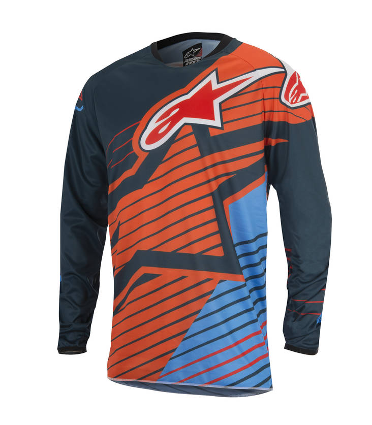 Alpinestars ajopaita Youth Racer Braap petrol aqua/oranssi L - Paidat - 691-3771417-7074-3 - 1