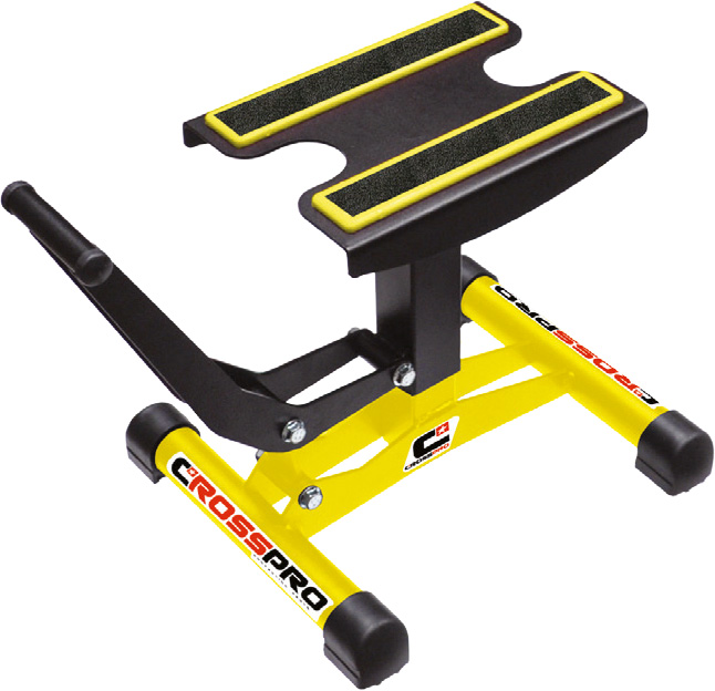 CrossPro Xtreme varikkopukki vivulla keltainen - Huoltopukit ja matot - 397-11003 - 1