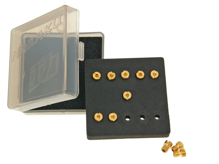 Naraku Suutinlajitelma, 5mm, #100 - #120 (11 kpl), Yhteensopiva: Dellorto - Tekniikka - 302-0313 - 1