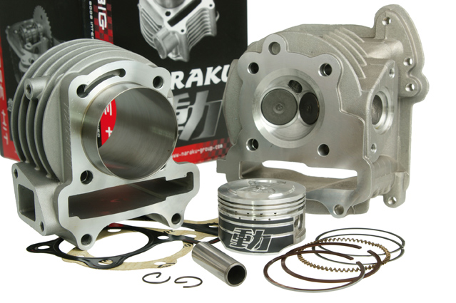 Naraku Sylinterisarja & Kansi, 90cc, Kiina-skootterit 4-T 50cc / Kymco 4-T / SYM - Sylinterit ja kannet - 301-1103 - 1