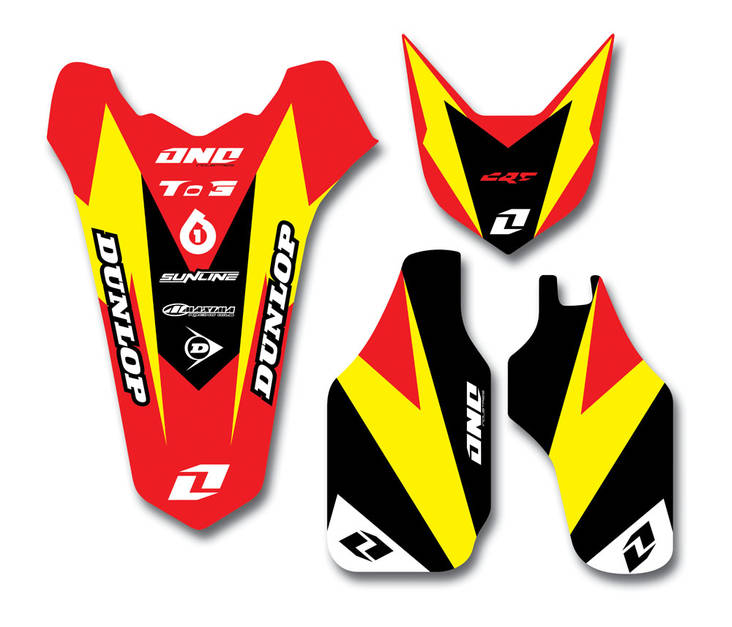 One CR85 03-09 13 DELTA GRAPHIC TRIM KIT - Tarrasarjat - 383-0103 - 1