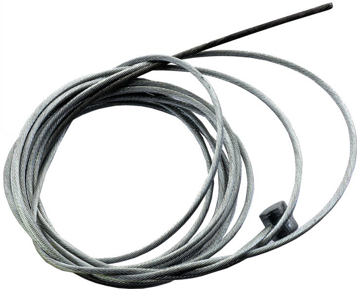 Sisävaijeri, Vaihde/Jarru, Ø 1,5mm x 1,5m, Ø 7mm nipalla - Vaijerit ja nipat - 7-763 - 1