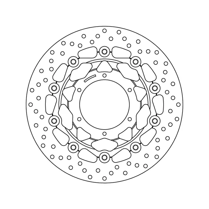 Brembo Serie Oro jarrulevy kelluva - Jarrulevyt - 232-78B40823 - 1