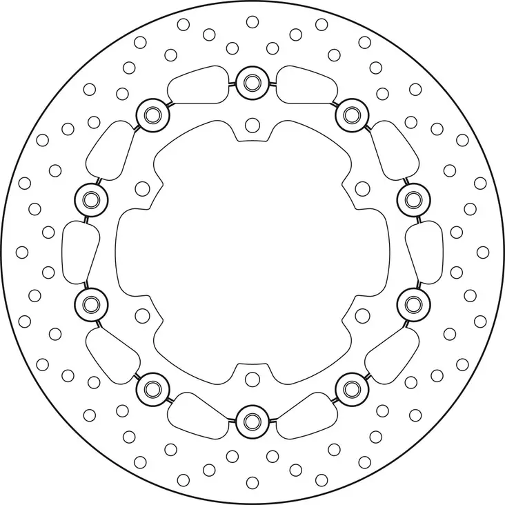 Brembo Serie Oro jarrulevy kelluva - Jarrulevyt - 232-78B40843 - 1