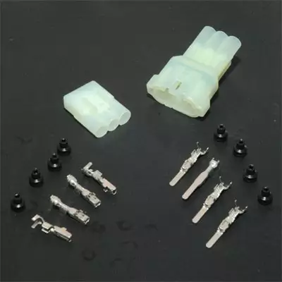 Electrosport 3-napainen sisäp. vesitiivis liitinsarja Kirkas - Sulakkeet ja osat - 110-10-0153 - 1