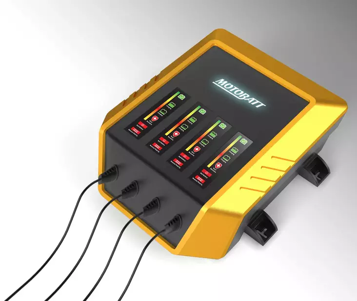 Motobatt Akkulaturi 4-kanavainen 9 step 12V 2,0 Amp - Akkulaturit ja tarvikkeet - 14-990-3 - 1