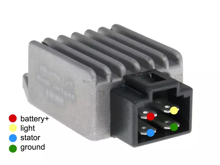 Naraku Jännitteensäädin, 2-riv. 4-liit, AC/DC (High-Output 100W) - Jännitteensäätimet - 303-0253 - 1