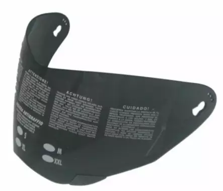 Airoh S4/S5 Visiiri tumma savu - Varaosat - 571-4234 - 2