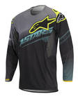 Alpinestars Paita Techstar Factory, Musta/Fl. Lime XL - Paidat - 691-3761017-1074-4 - 1