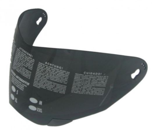 Airoh S4/S5 Visiiri tumma savu - Varaosat - 571-4234 - 2