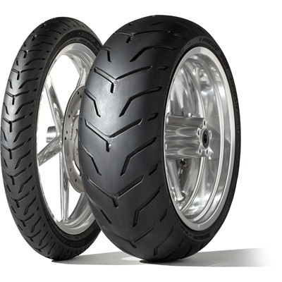 Dunlop D407 SW 180/65B16 81H TL Re. Harley-Davidson (Slim White Sidewall) - Renkaat - 544-626444 - 1
