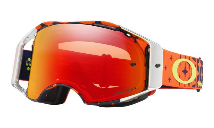 Oakley Goggles Airbrake MX TLD Megaburst OrgNavy w/PrzmTorch - Hanskat - 670-7046-54 - 2
