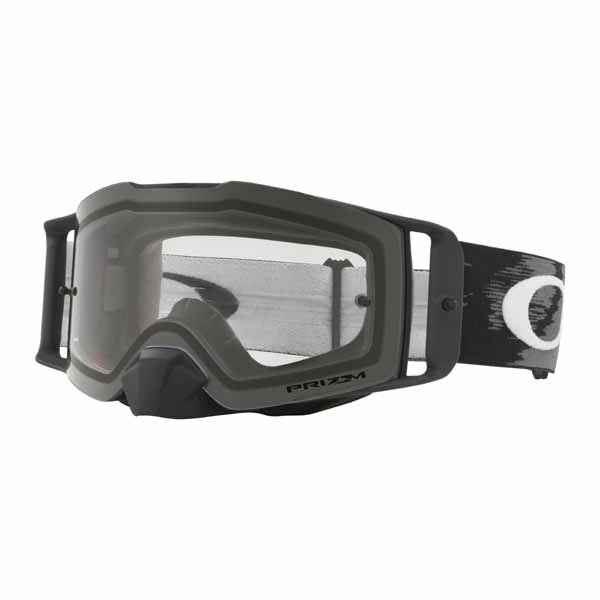 Oakley Goggles Front Line MX Matte Black Speed w/Clear Rolloff - Hanskat - 670-7087-04 - 2