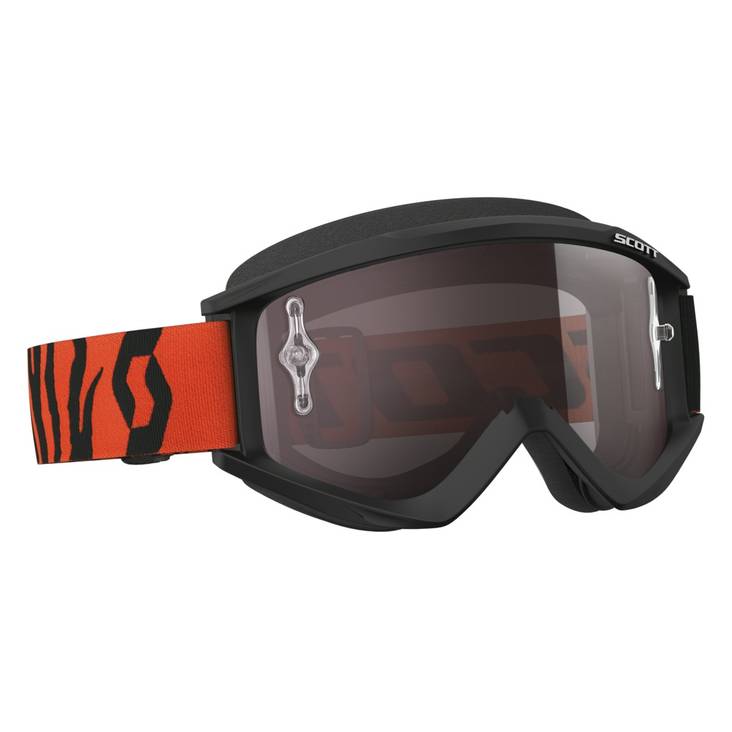 Scott Goggle Recoil Xi black/fluo orange silver chrome works - Hanskat - 620-0408-4 - 1
