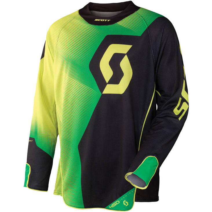 Scott ajopaita 450 Fission vihreä/musta XL - Paidat - 621-4102-4 - 1