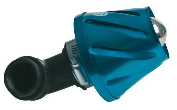 Tec-X Ilmasuodatin, EVO I, Sininen, Kiinitys Ø 28/32mm , Suora + 90° - Ilmansuodattimet - 302-0830-4 - 1