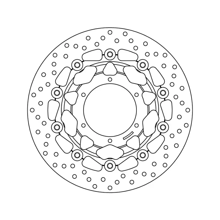 Brembo Serie Oro jarrulevy kelluva - Jarrulevyt - 232-78B40824 - 1