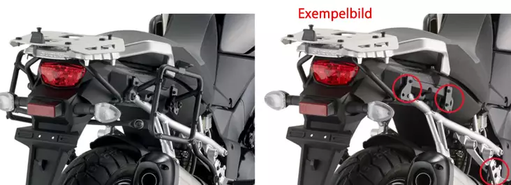 Givi putkisivutelineet Rapid release Tiger Sport 1050 (13-14) - Telineet - 322-PLR6404 - 2