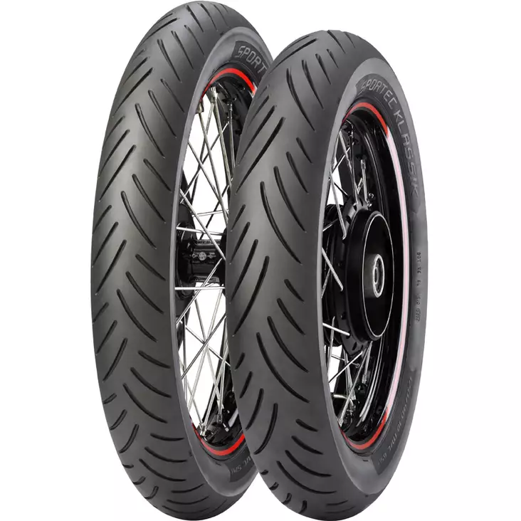 METZELER Sportec Klassik 130/80 - 17 M/C 65H TL R - Renkaat - 34-25514 - 2