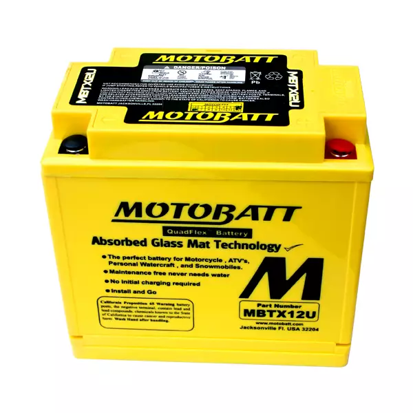 Motobatt akku, MBTX12U - Akut - 14-514 - 1