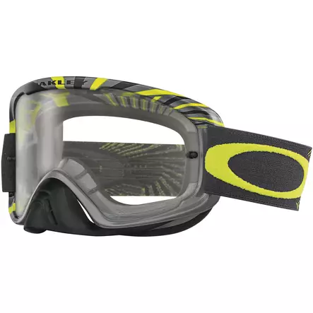 Oakley Goggles O2 MX RPM Gunmetal Green w/Clear - Hanskat - 670-0025 - 1