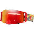 Oakley Goggles Front Line SX Dazzle Dyno Red Yellow w/ Dual Prizm Torch - Hanskat - 670-7087-25 - 2
