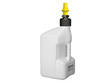 Tuff Jug Kanisteri 20L Valkoinen, Keltaisella Ripper Korkilla - Astiat ja kanisterit - 981-2020-05 - 1