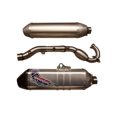 HGS Täysputkisto 4T CRF250 14-17, tupla vaimentimet - Pakoputket 4-T - 46-62-1535 - 2