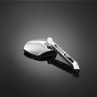 Highway Hawk peili (2 PC) MIRROR SET V-DESIGN FULL CHROME - Peilit - 561-91-855 - 1