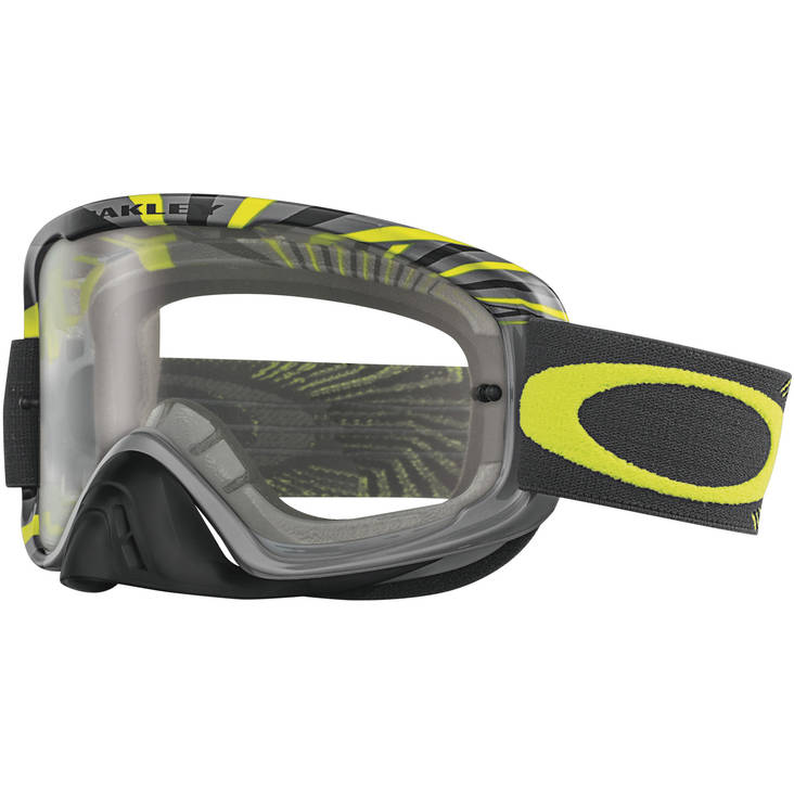 Oakley Goggles O2 MX RPM Gunmetal Green w/Clear - Hanskat - 670-0025 - 1