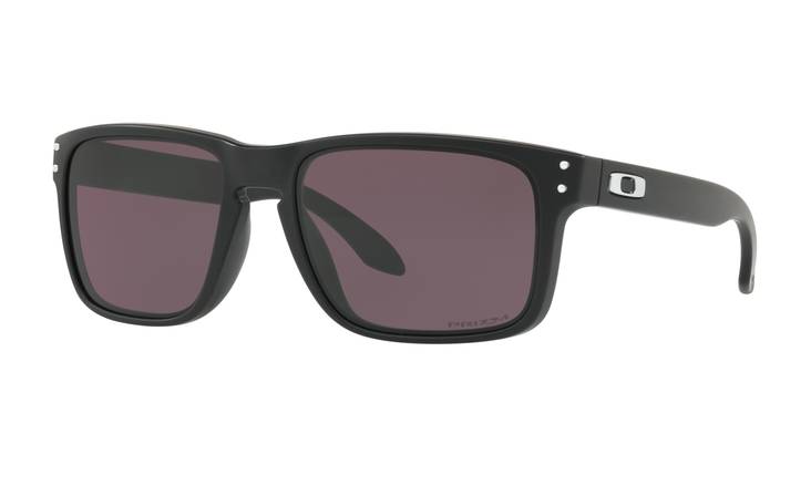 Oakley Sunglasses Holbroook Matte Black w/ PRIZM Grey - Aurinkolasit - 672-9102-E855 - 1
