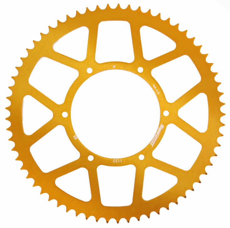 Supersprox Takaratas, Kulta, 62 hammasta (420), Ø108mm, Aprilia 14-, Derbi 10- - Takarattaat - 27-1092-62-5 - 1
