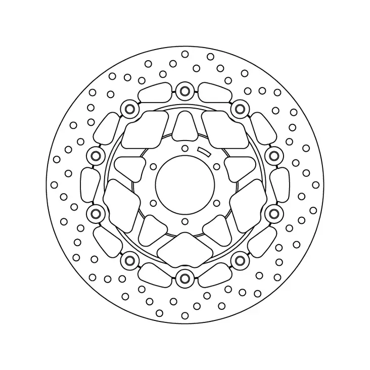 Brembo Serie Oro jarrulevy kelluva - Jarrulevyt - 232-78B40825 - 1