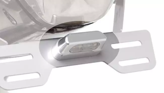 Puig rekisterikilven led-valo alu - Rekisterikilven kiinnikkeet - 33-4645 - 1